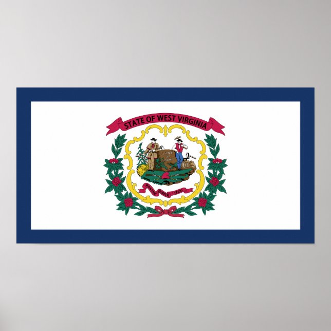 West Virginia State Flag Poster (Front)