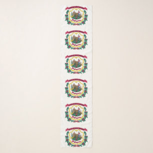 West Virginia State Flag Scarf