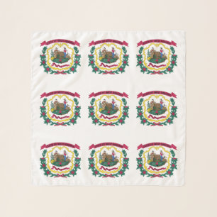 West Virginia State Flag Scarf