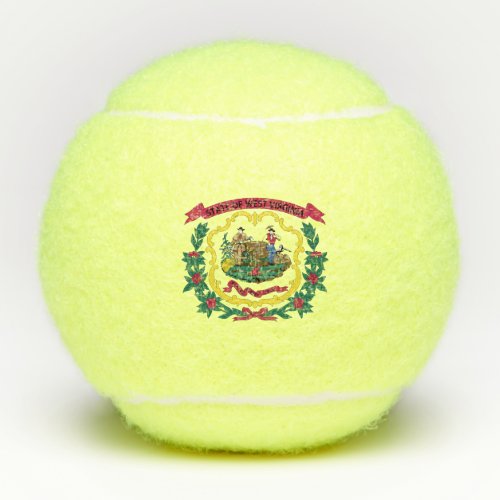 West Virginia State Flag Tennis Balls
