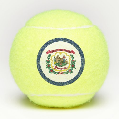 West Virginia State Flag Tennis Balls