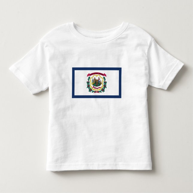 West Virginia State Flag Toddler T-shirt (Front)