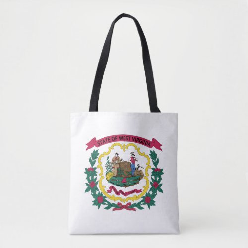 West Virginia State Flag Tote Bag