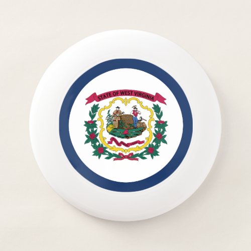 West Virginia State Flag Wham_O Frisbee