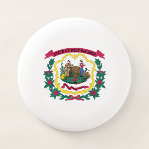 West Virginia State Flag Wham-O Frisbee