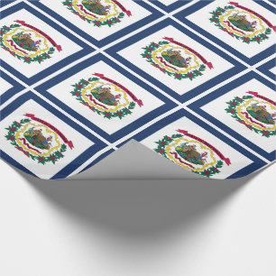 West Virginia State Flag Wrapping Paper