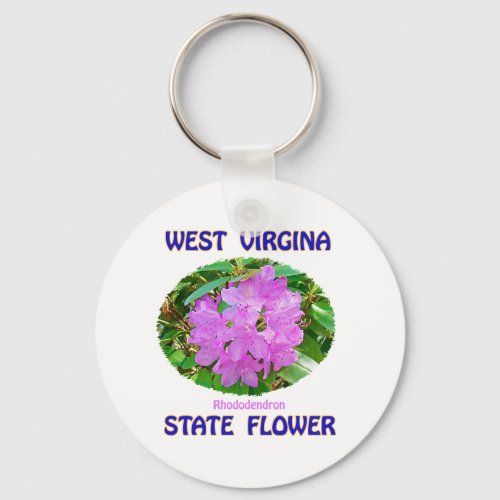 West Virginia State Flower T_Shirts  Gifts Keychain