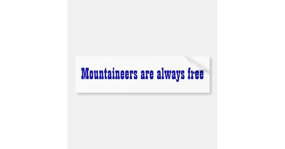 West Virginia State Motto Bumper Sticker Zazzle west-virginia-state-motto-bumper-sticker-zazzle