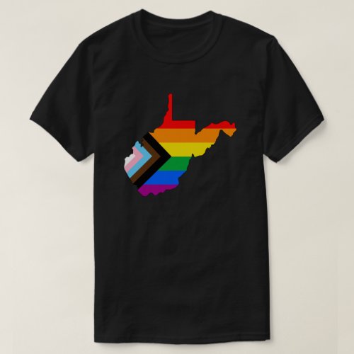 West Virginia State Pride LGBTQ Progress Pride T_Shirt