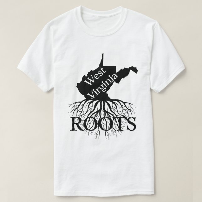 West Virginia State Roots Women's or Men's Shirt (Design Front)