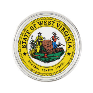 West Virginia State Seal - Lapel Pin