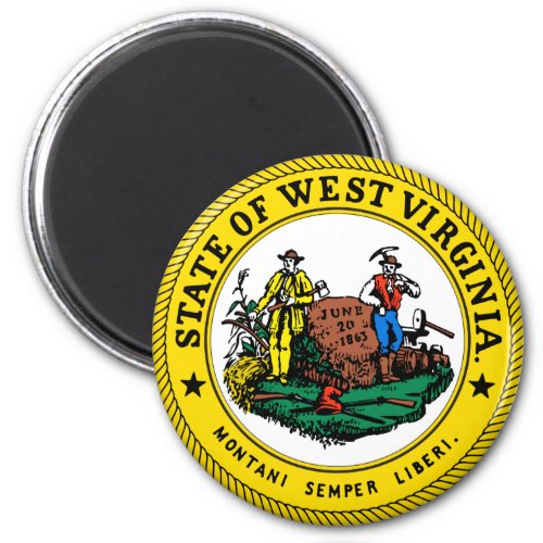 West Virginia State Seal Magnet