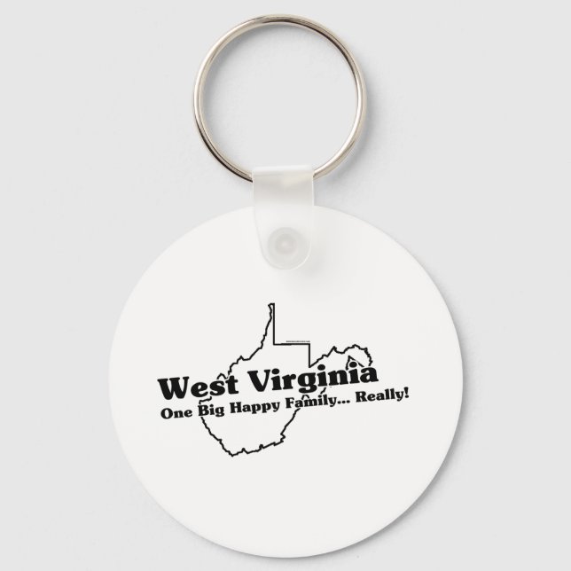 West Virginia State Slogan Keychain (Front)