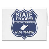 West Virginia State Trooper Protect And Serve (Front Horizontal)