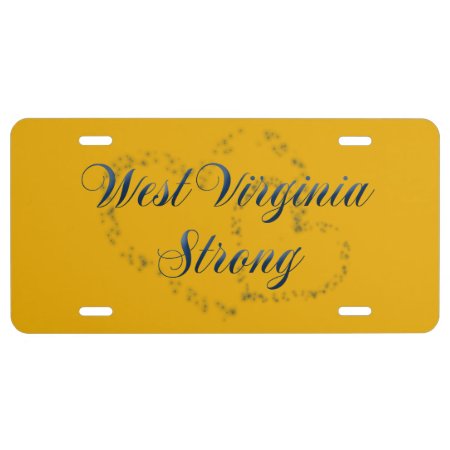 West Virginia Strong License Plate