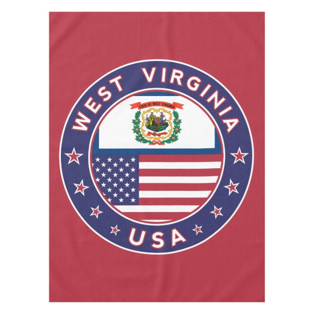 West Virginia Tablecloth (Front)