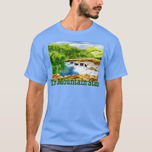 West Virginia The Mountain State T_Shirt