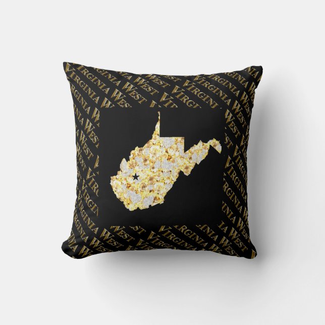 WEST VIRGINIA    THROW PILLOW (Front)