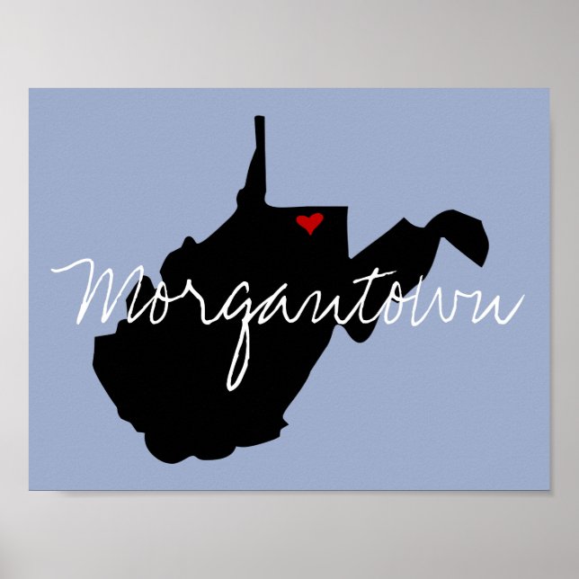West Virginia Town Poster (Front)