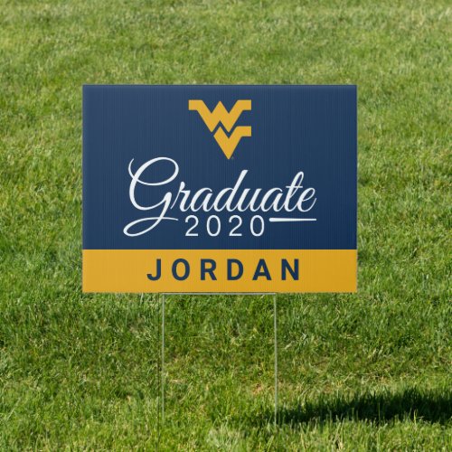 West Virginia University 2020 Graduate Sign