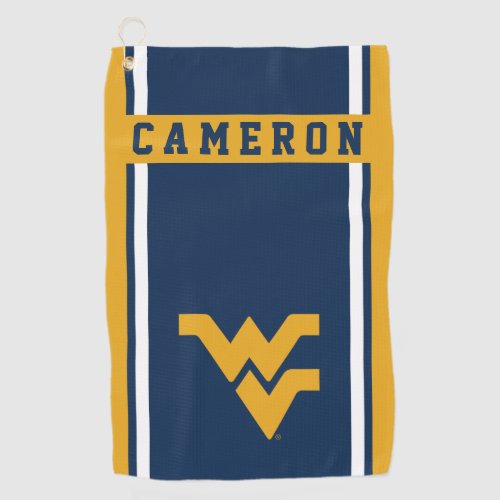 West Virginia University  Add Your Name Golf Towel