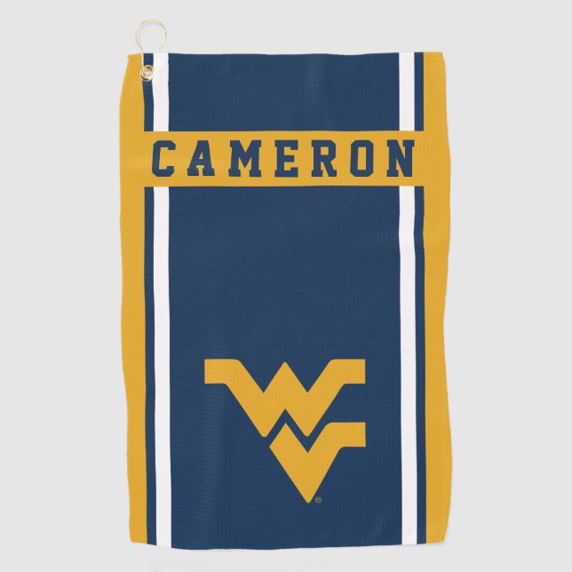 West Virginia University | Add Your Name Golf Towel (Front)