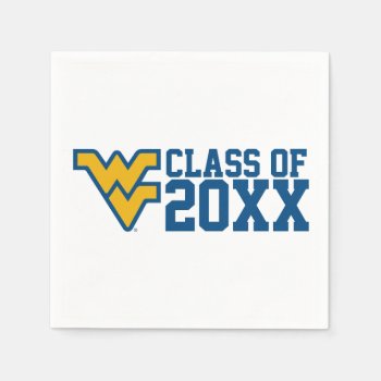 West Virginia University Alumni Class Year Napkins by wvushop at Zazzle