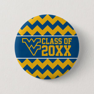 West Virginia University Alumni Class Year Pinback Button
