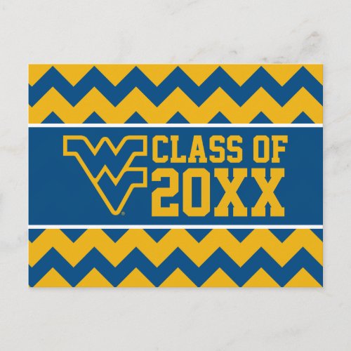 West Virginia University Alumni Class Year Postcard
