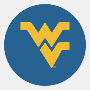 West Virginia University Classic Round Sticker