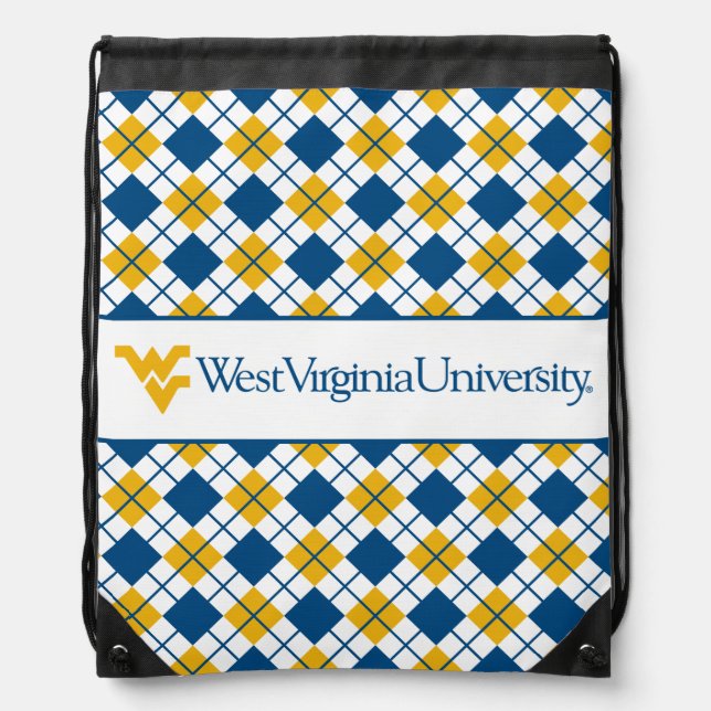 West Virginia University Drawstring Bag (Front)