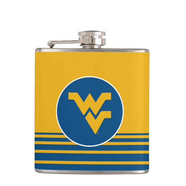 West Virginia University Flask (Front)