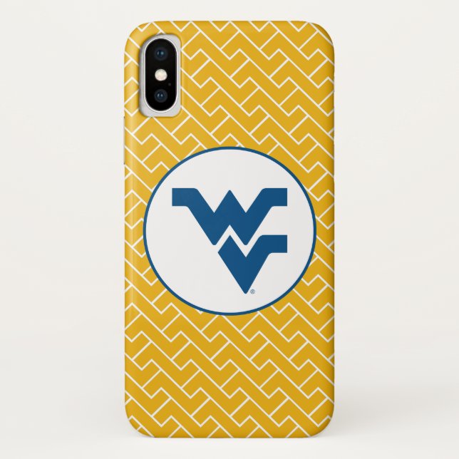 West Virginia University Flying WV Case-Mate iPhone Case (Back)