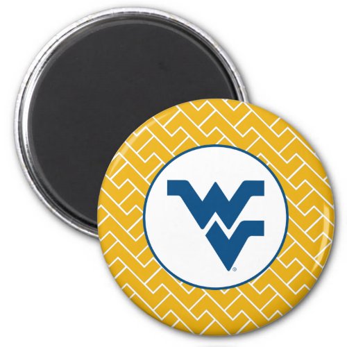West Virginia University Flying WV Magnet