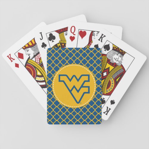 West Virginia University Flying WV Playing Cards
