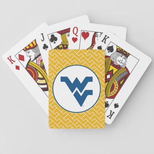 West Virginia University Flying WV Playing Cards