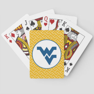 West Virginia University Flying WV Poker Cards