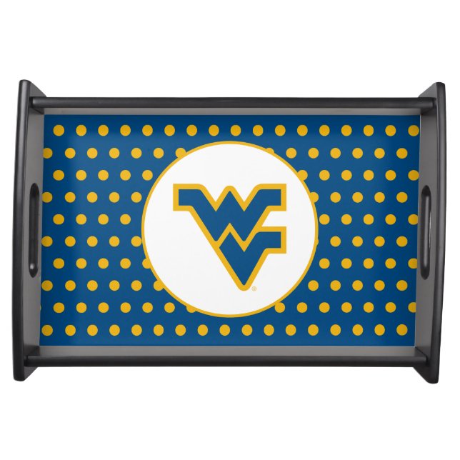 West Virginia University Flying WV Serving Tray (Front)