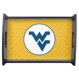 West Virginia University Flying WV Serving Tray