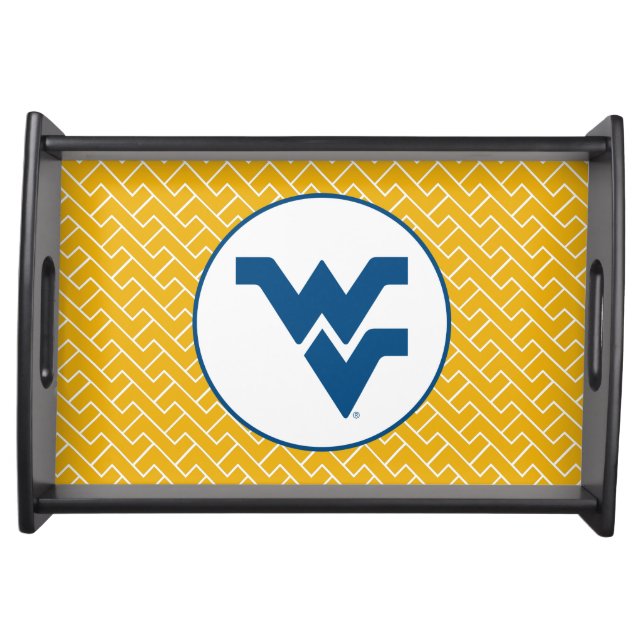 West Virginia University Flying WV Serving Tray (Front)