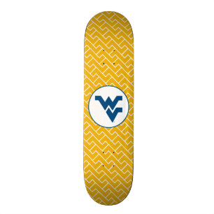 West Virginia University Flying WV Skateboard