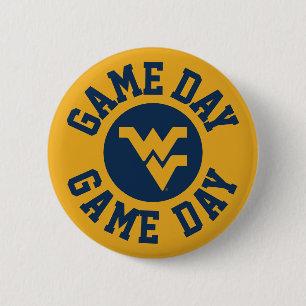 West Virginia University Game Day Button