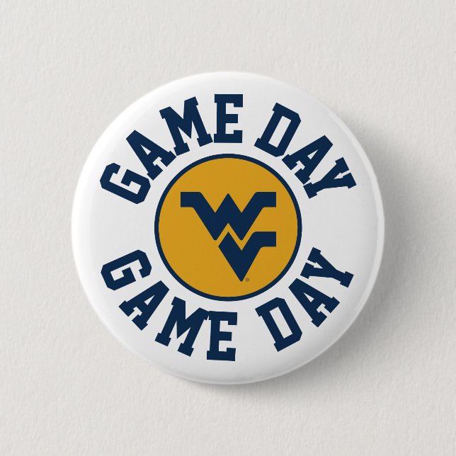 West Virginia University Game Day Button (Front)