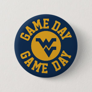 West Virginia University Game Day Button