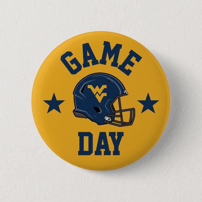 West Virginia University Game Day Button (Front)