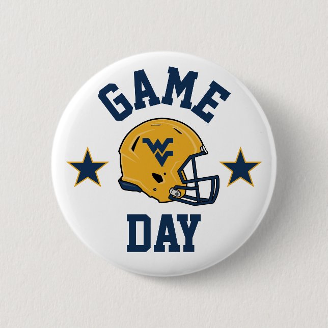 West Virginia University Game Day Button (Front)