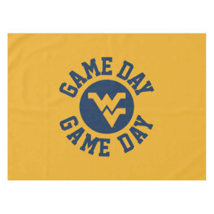 West Virginia University Game Day Tablecloth
