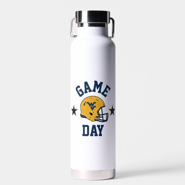 West Virginia University Game Day Water Bottle (Front)