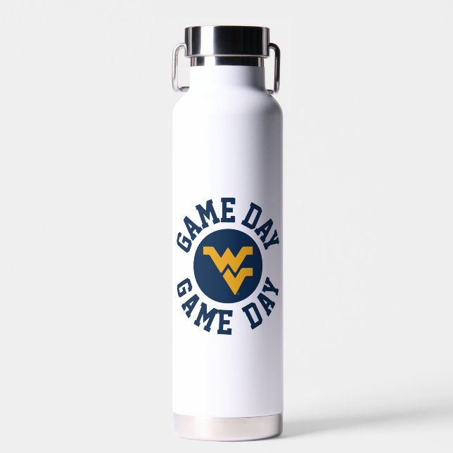 West Virginia University Game Day Water Bottle (Front)