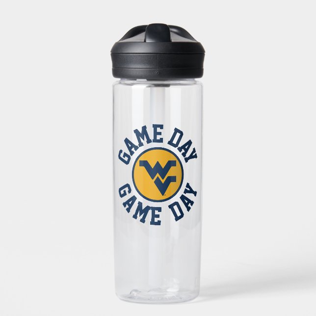 West Virginia University Game Day Water Bottle (Front)